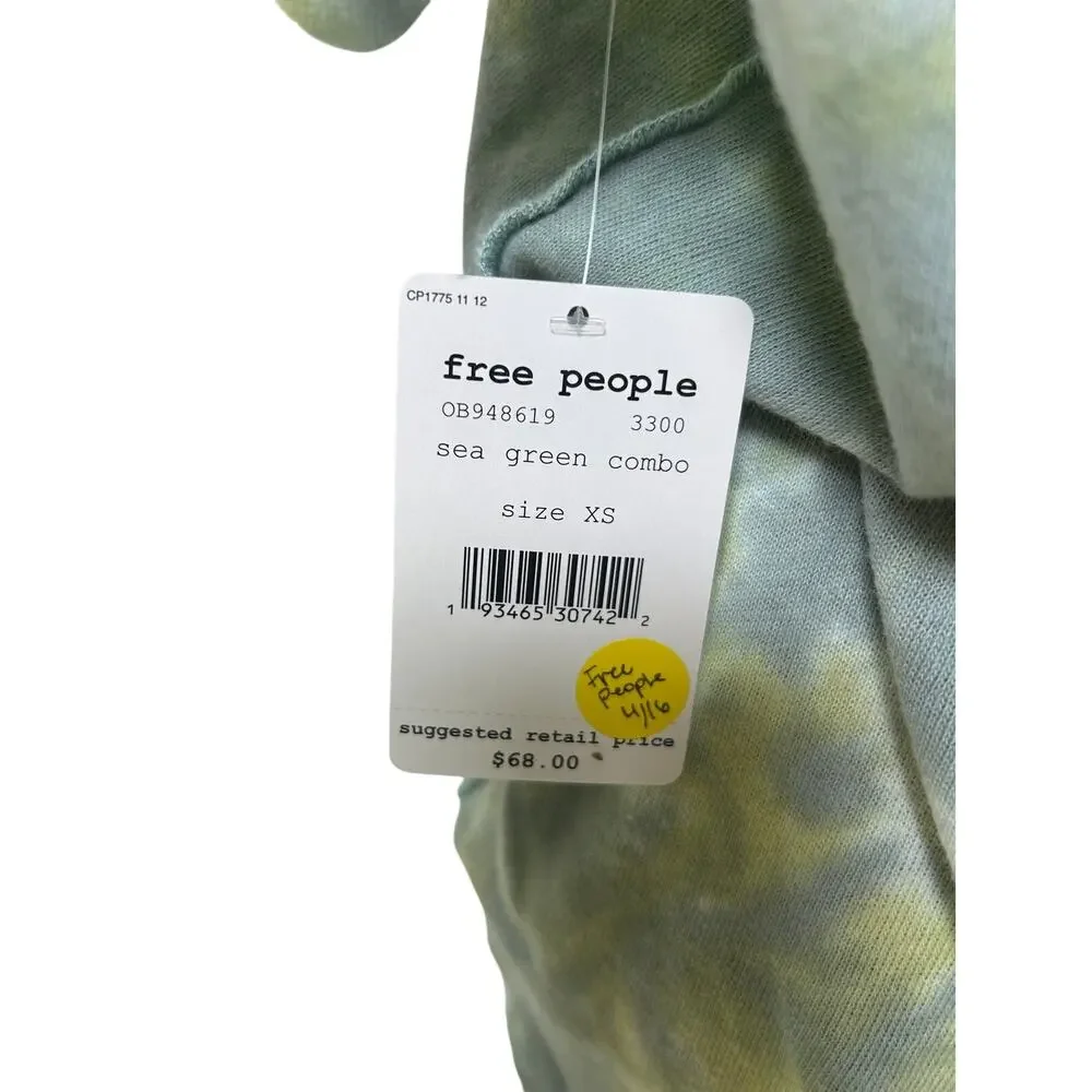 Outer Banks Netflix Wardrobe Free People All Mine Tie Dye Tee Tshirt NWT XS